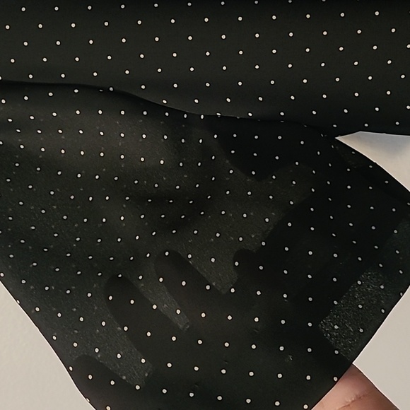 Donna Ricco Women's 12 Black White Polka Dot Maxi Wrap Dress Vintage Elegant - Picture 10 of 16